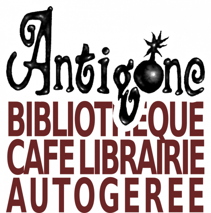 logo Antigone bibliothèque café librairie autogérée